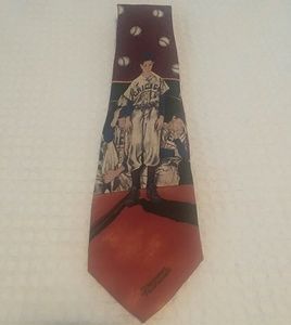 Norman Rockwell Vintage Mens Tie